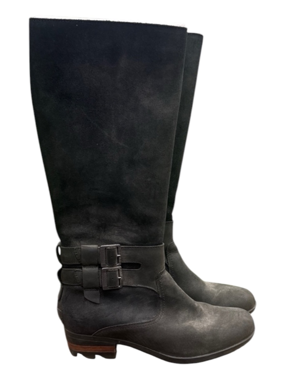 Sorel Lola II Tall Leather Boots Black Size 8.5 - Picture 12 of 12